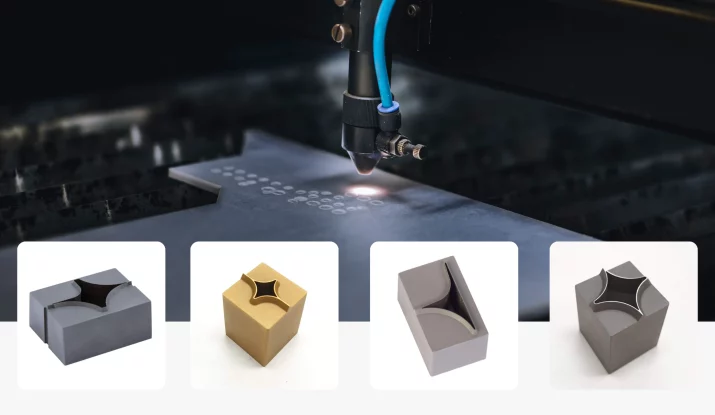 Stanzmesser im Halbstern-Design